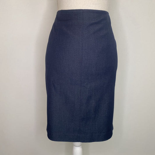 DANA BUCHMAN - NAVY MIDI SKIRT