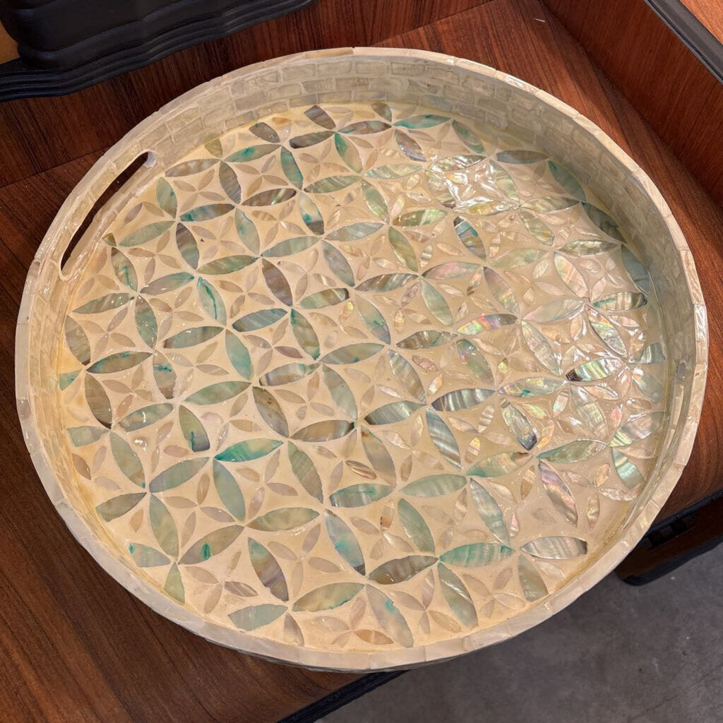 Mother of Pearl Decorative Serving Tray