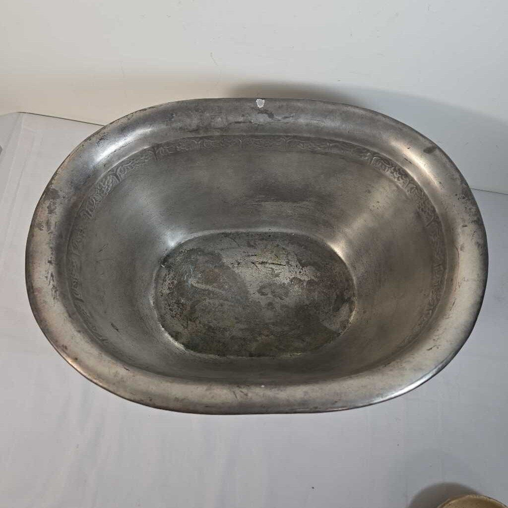 VTG POTTERY BARN PEWTER DRINK BUCKET