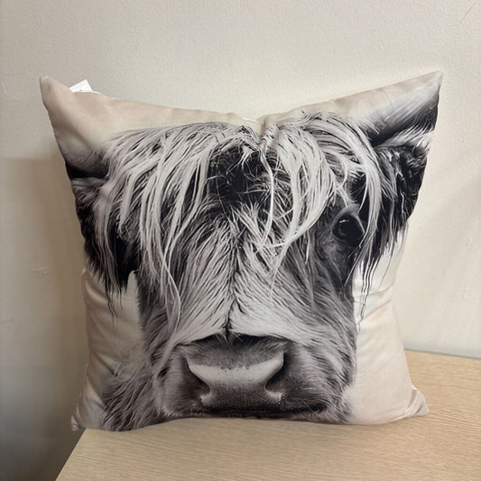Highland Cow Decor Pillow
