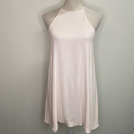 TALULA - PASTEL PINK HALTER MINI DRESS