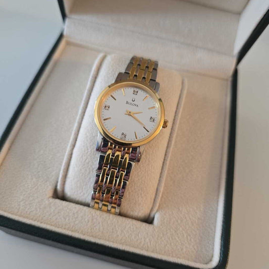BULOVA Two Tone MOP Watch