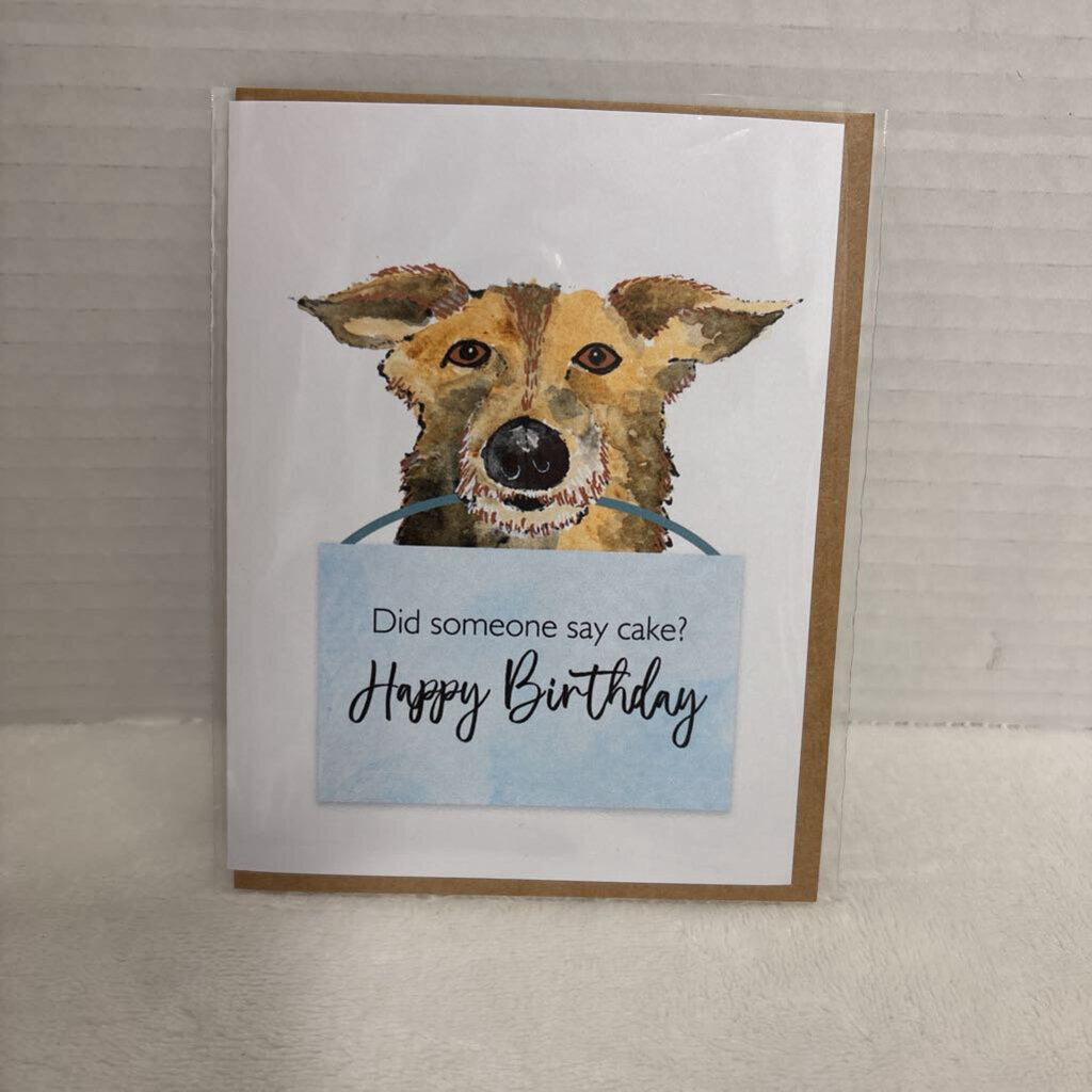 Card - Did someone say cake?