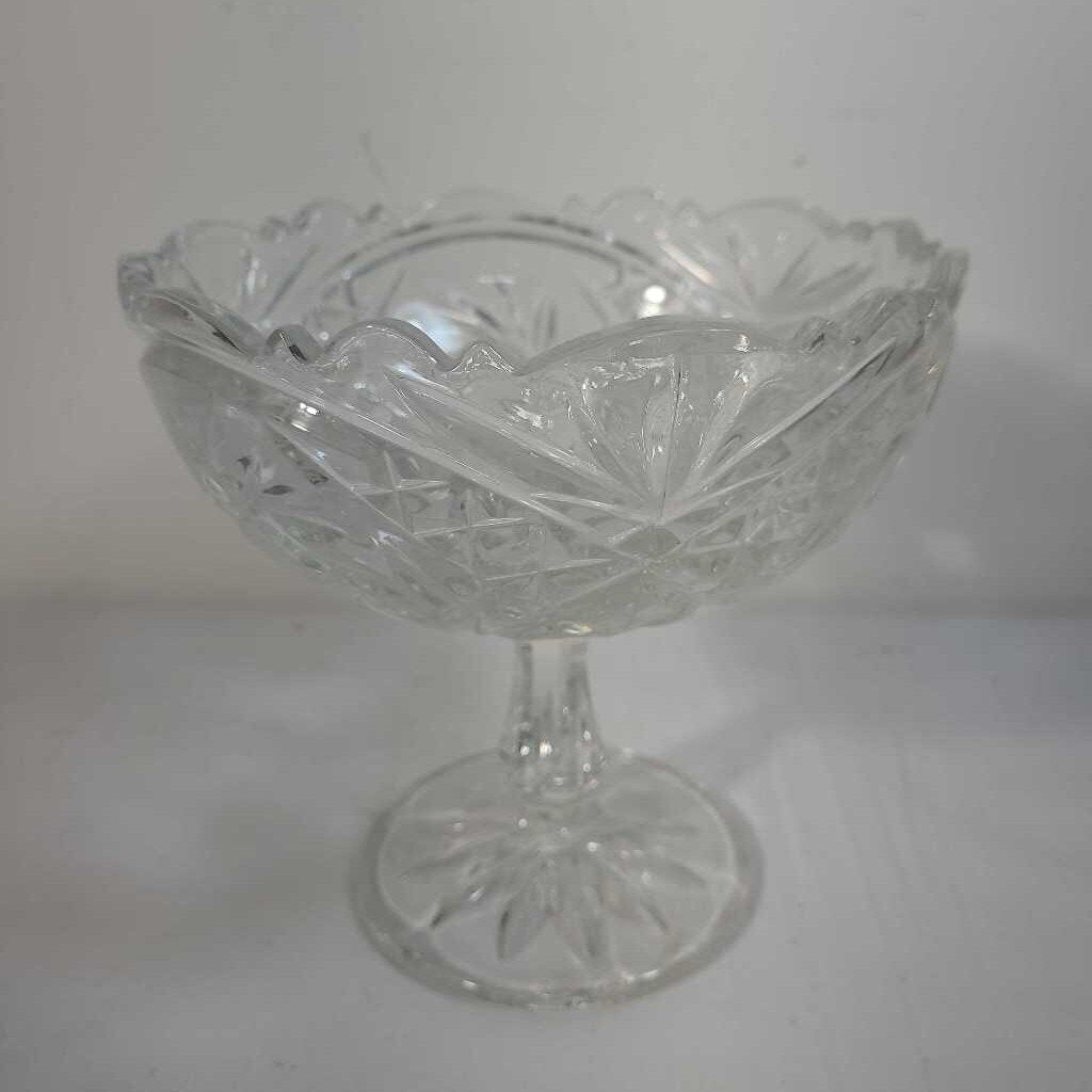 PEDESTAL PINWHEEL BOWL