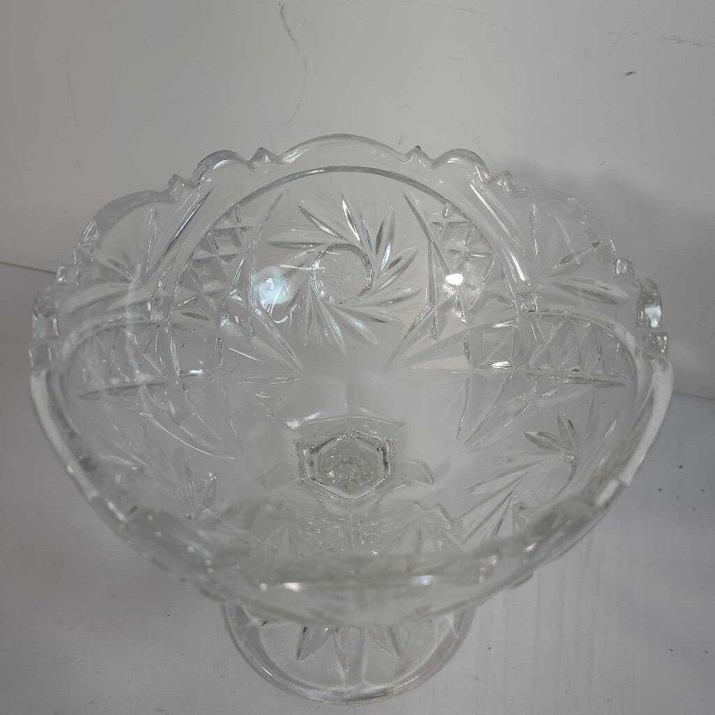 PEDESTAL PINWHEEL BOWL