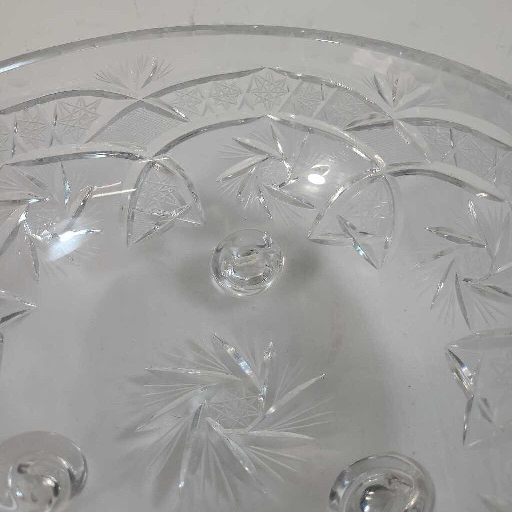 FOOTED PINWHEEL BOWL