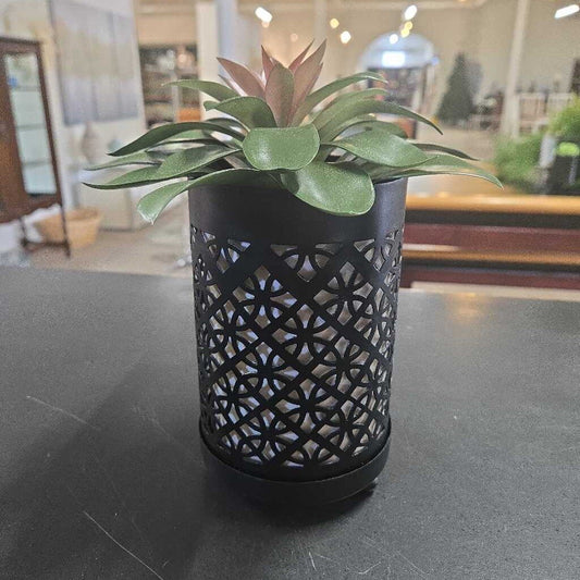 FAUX SUCCULENT IN CUTOUT POT