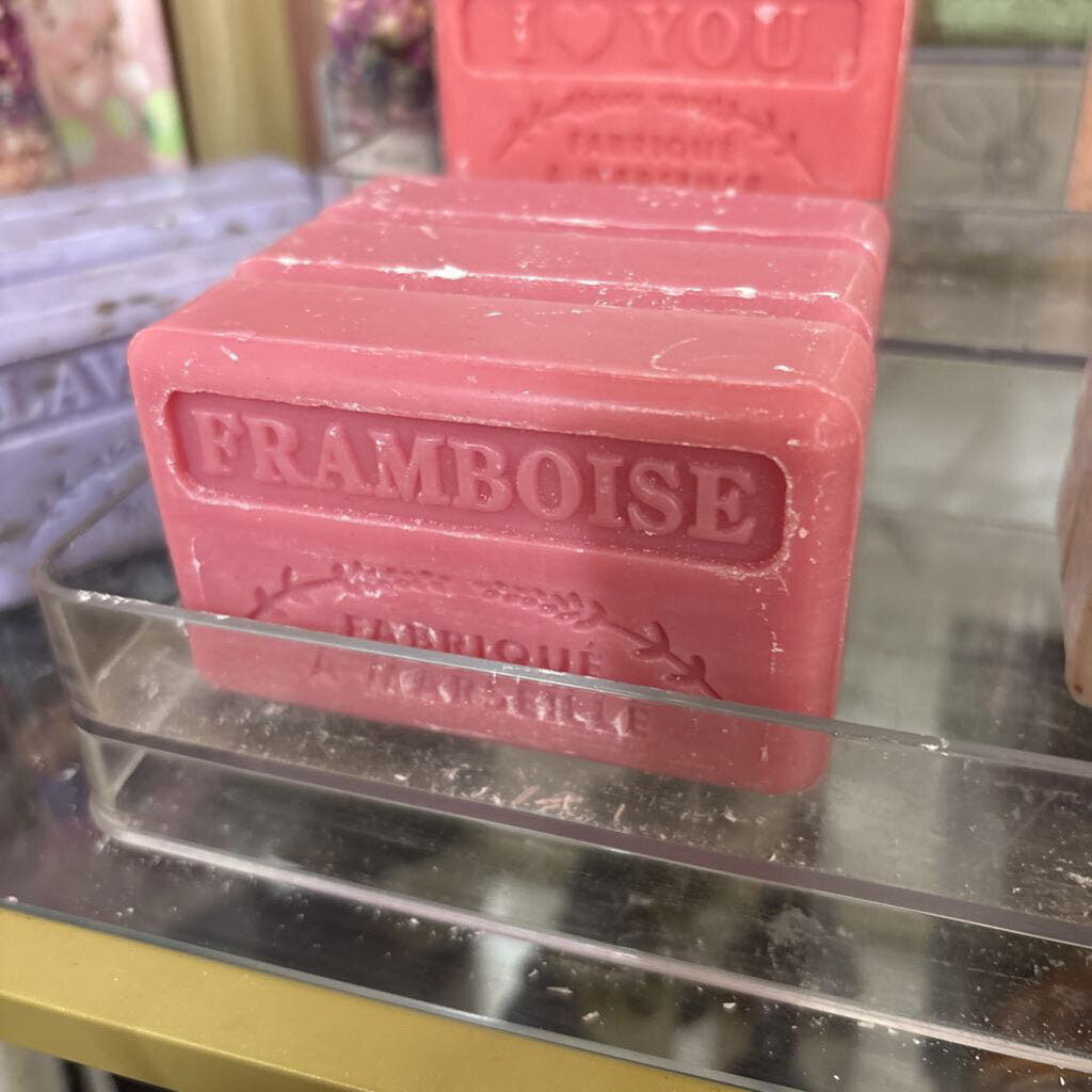 Raspberry - French soap with organic shea butter