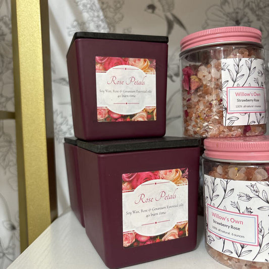 ROSE PETALS CANDLES