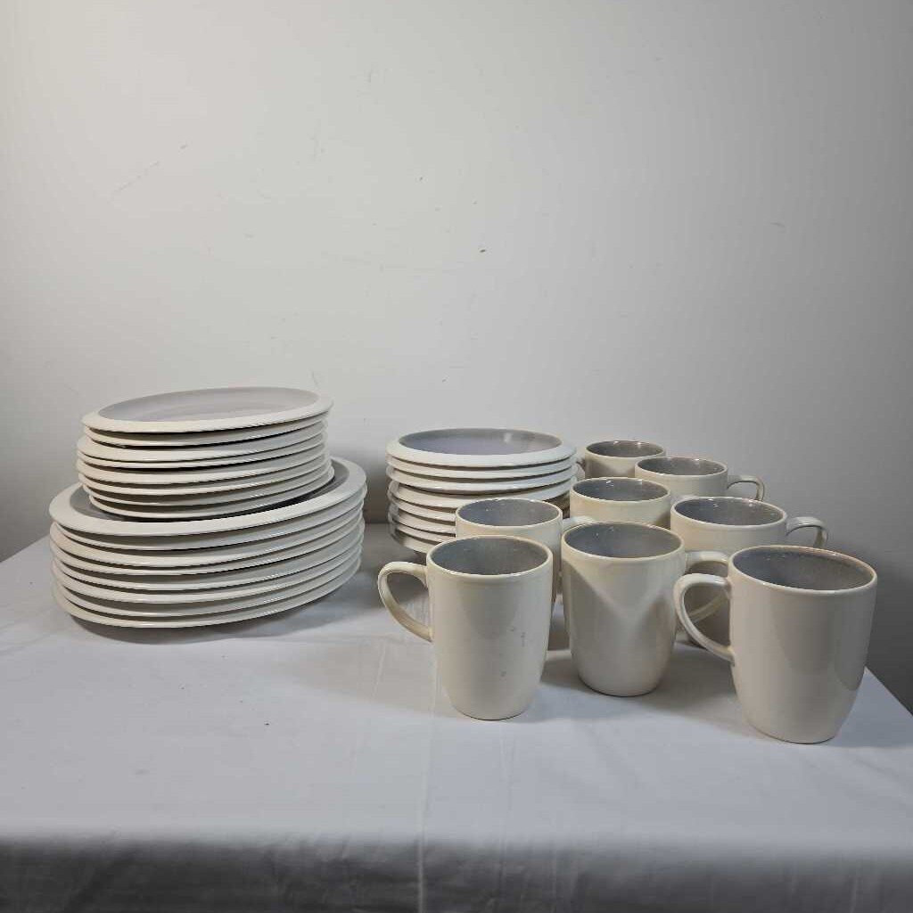 S/30 STONEWARE DINNER SET