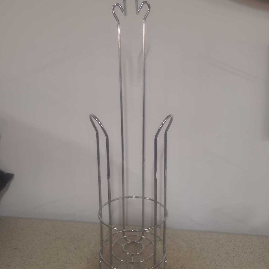 CHROME TOILET PAPER HOLDER