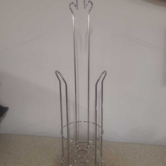 CHROME TOILET PAPER HOLDER