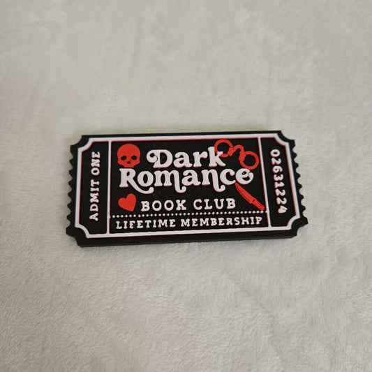 Book Club Ticket Shelf Decor-Dark Romance