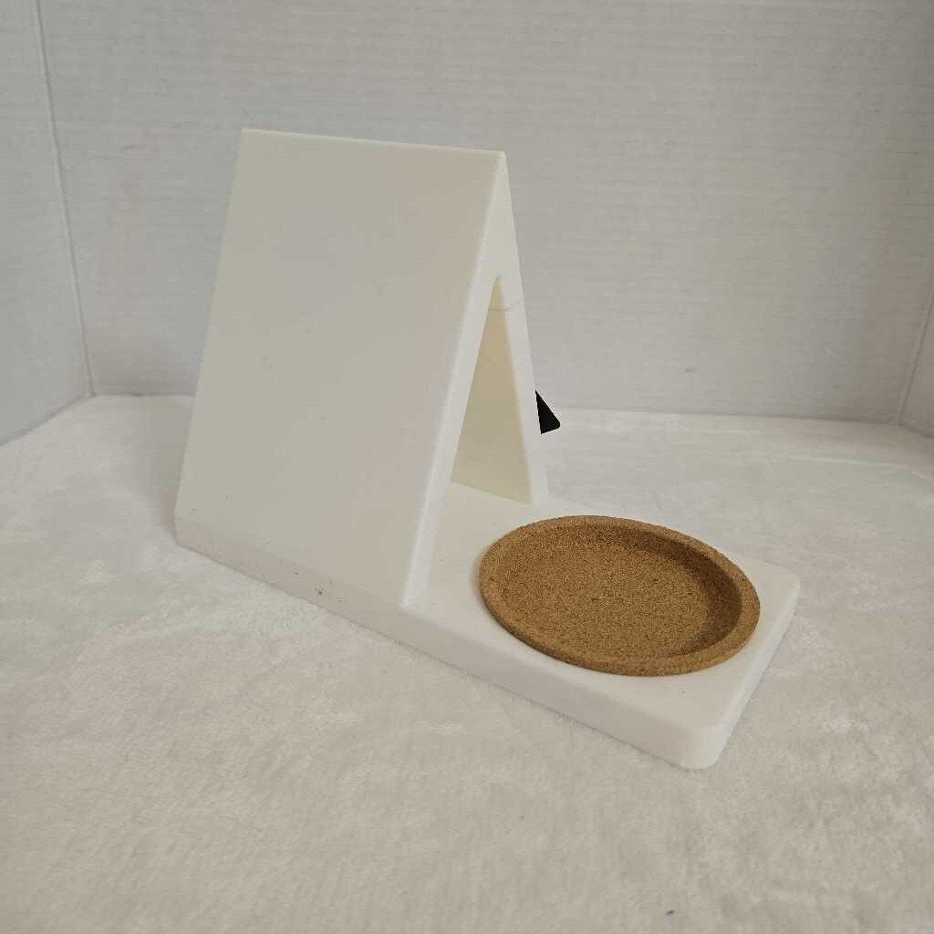 Book Holder/Drink Caddy-White