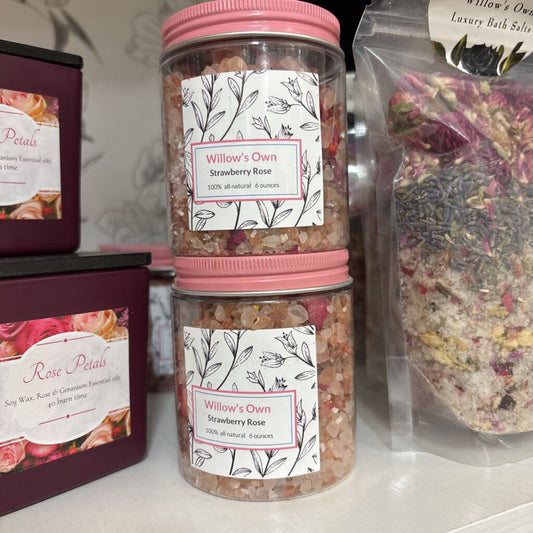 STRAWBERRY ROSE BATH SALTS