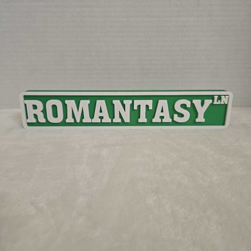 Book Shelf Decor-Romantasy LN (Green/White)