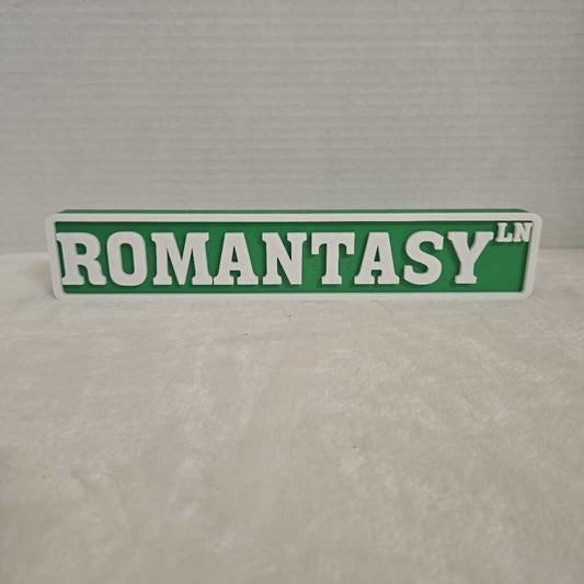 Book Shelf Decor-Romantasy LN (Green/White)