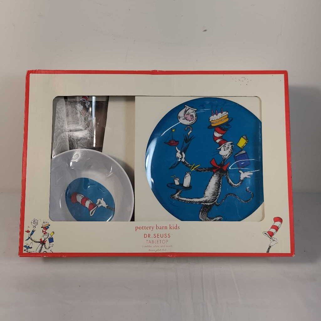 3PC DR SEUSS POTTERY BARN KIDS SET