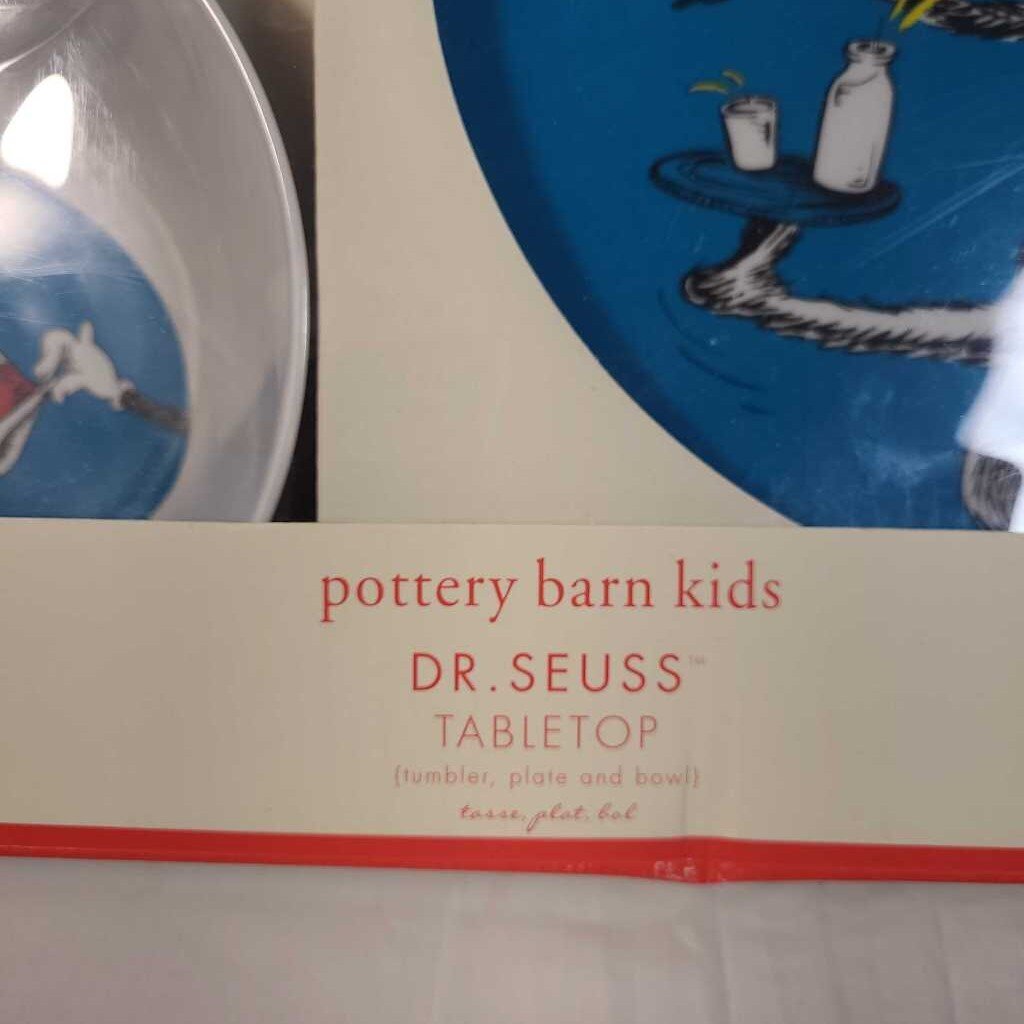3PC DR SEUSS POTTERY BARN KIDS SET