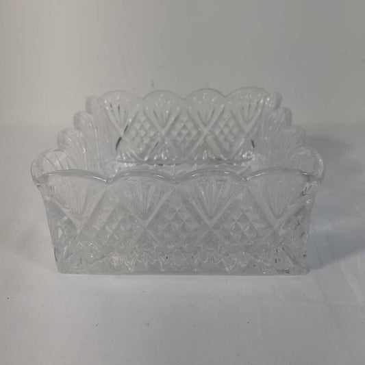 SQ GLASS DISH