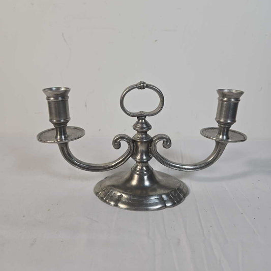 PEWTER CANDLE HOLDER