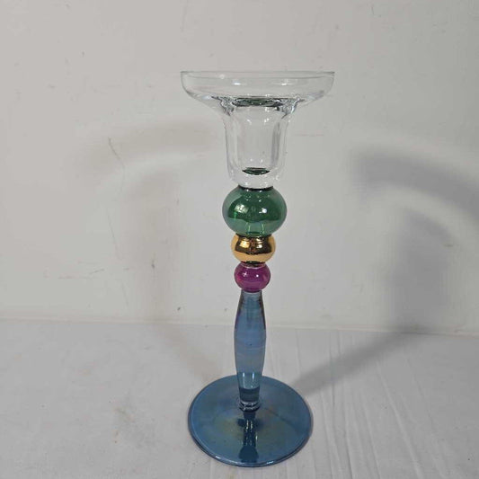 MULTI COLOUR GLASS VOTIVE HOLDER