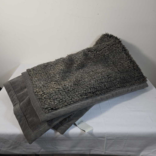 POTTERY BARN FAUX FUR THROW