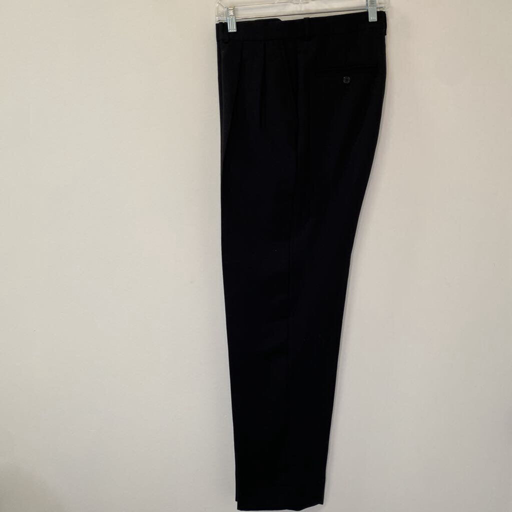 UNION MADE - BLACK PLEATED DRESS PANTS