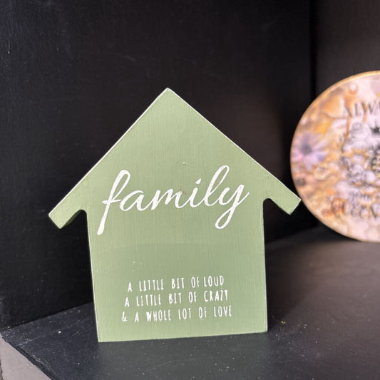 Medium Painted House Shelf Sitters
