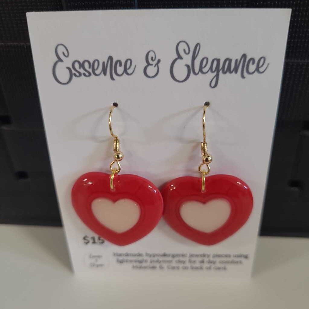 HEARTS IN RESIN - GOLD