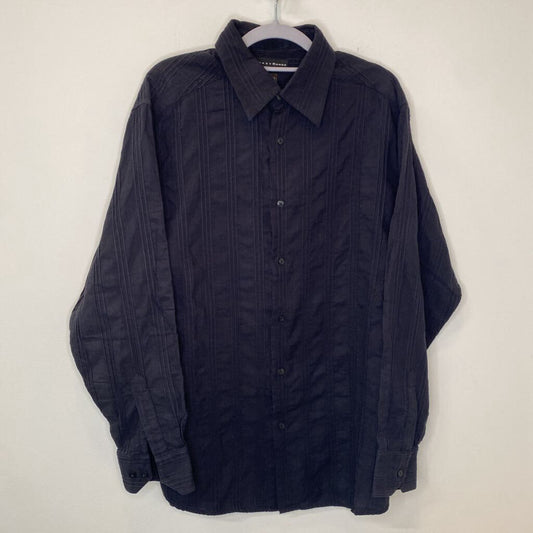 CRAZY HORSE - BLACK L/S BUTTON-UP