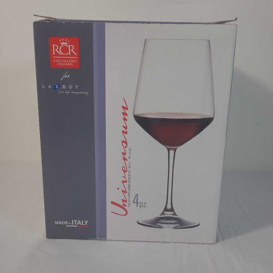 S/4 CRYSTAL 18.5 oz WINE GOBLET