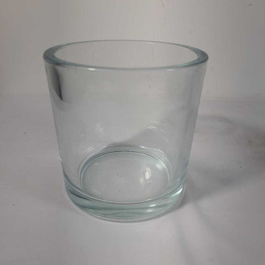 HEAVY GLASS VASE