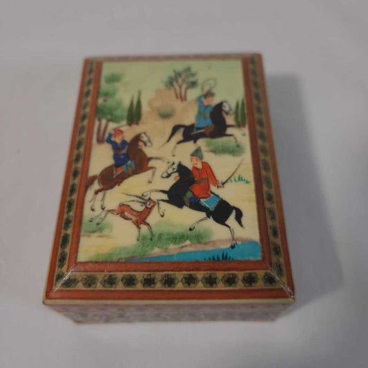 VTG KHATAM MARQUETRY INLAY BOX