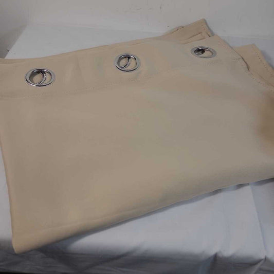 PR BEIGE GROMMET CURTAINS