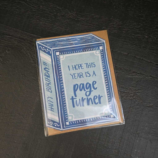 Card - I hope your birthday is a page turner