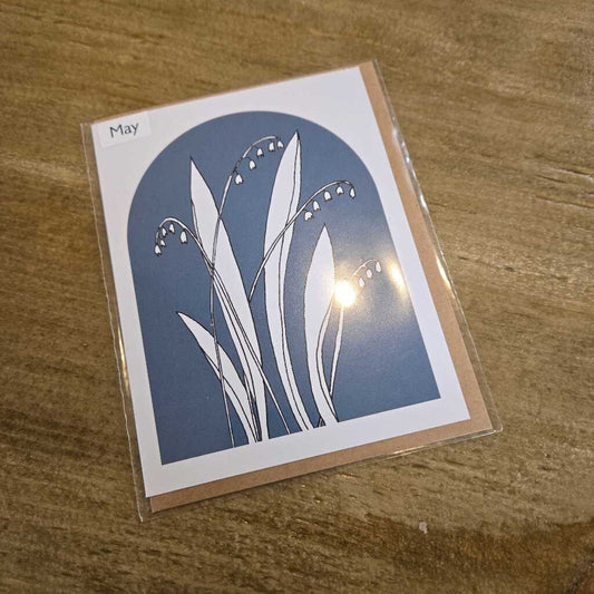 Card - Birth month flower - May
