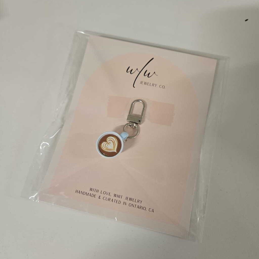 LATTE KEYCHAIN - BLUE