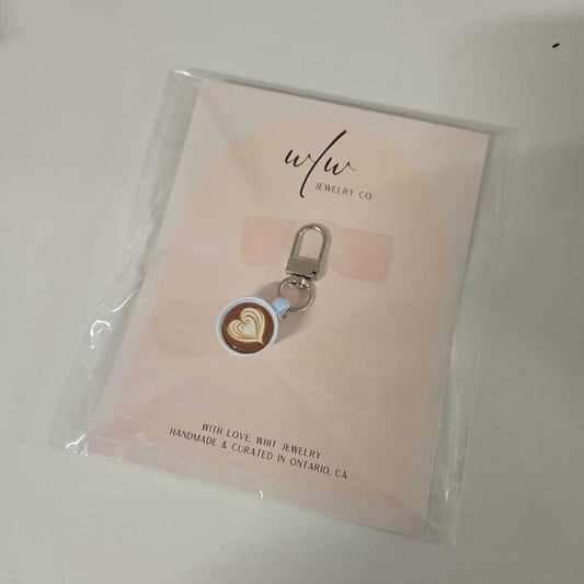 LATTE KEYCHAIN - BLUE