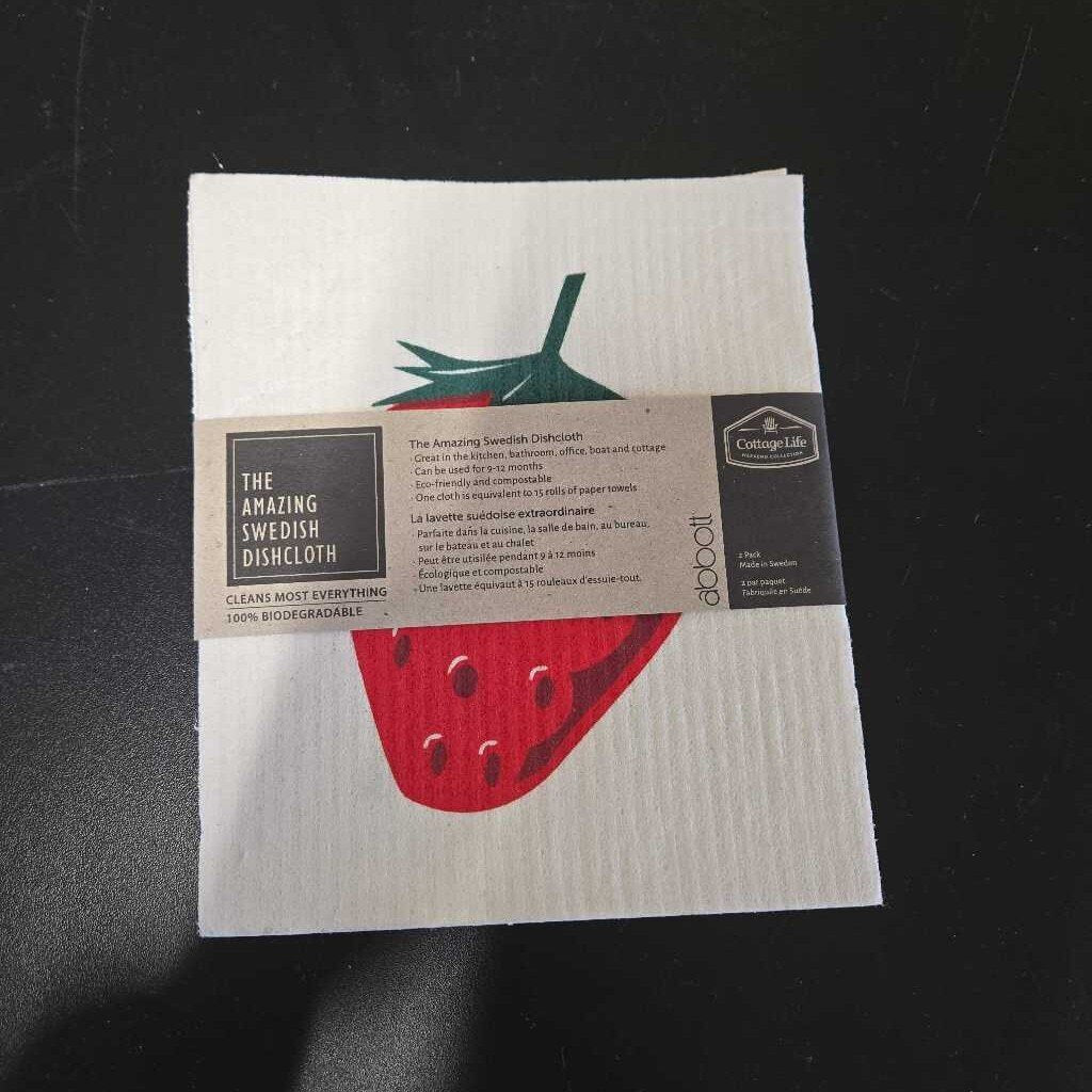 PR STRAWBERRY SWEDISH DISHCLOTHS