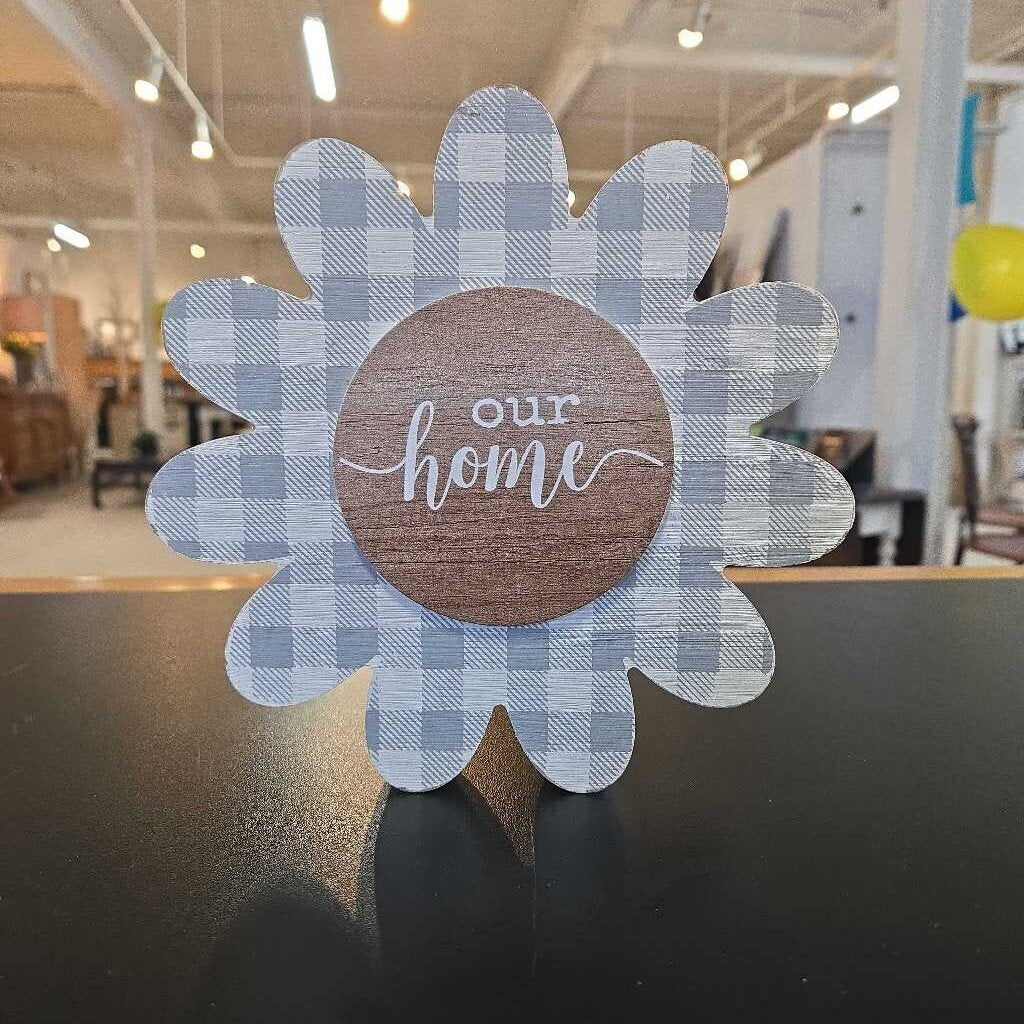 OUR HOME PLAID FLOWER