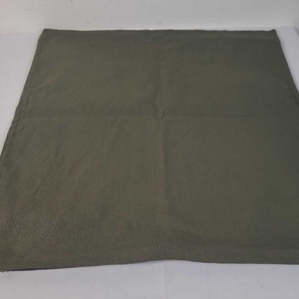 GREEN PILLOW COVER