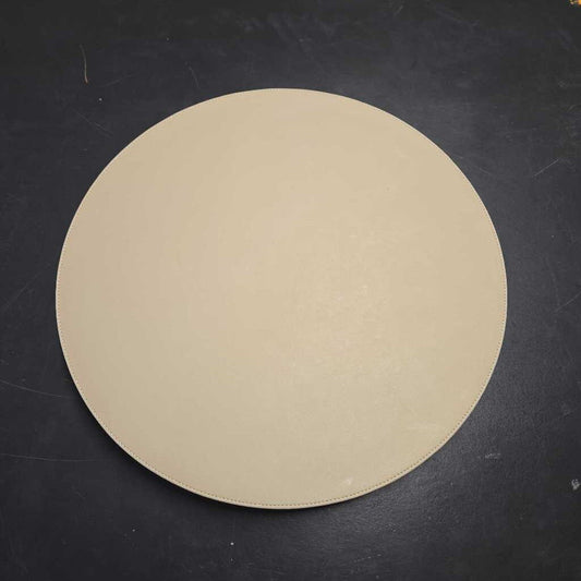 S/8 15.5" TAUPE ROUND PLACEMATS