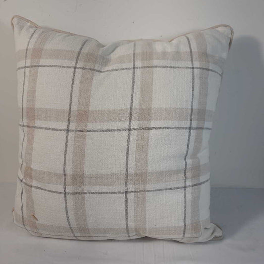 BEIGE & GREY PILLOW