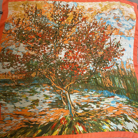 CHLOE - 100% SILK SQUARE SCARF