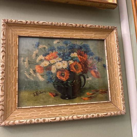 FRAMED VASE WITH FLOWERS