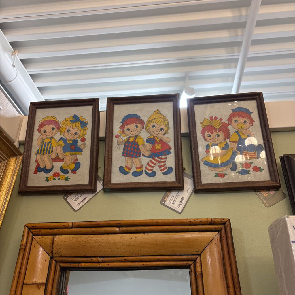 RAGGEDY ANNE & ANDY FRAMED PRINTS