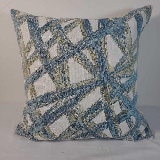 GREEN & BLUE DOWN FILLED PILLOW