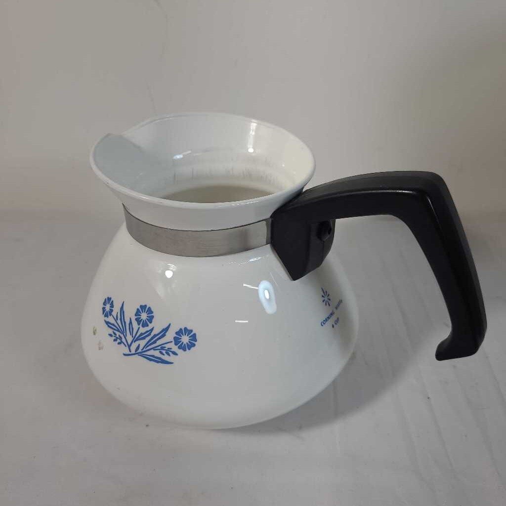 VTG CORNING WARE BLUE CORNFLOWER COFFEE/TEAPOT - NO LID