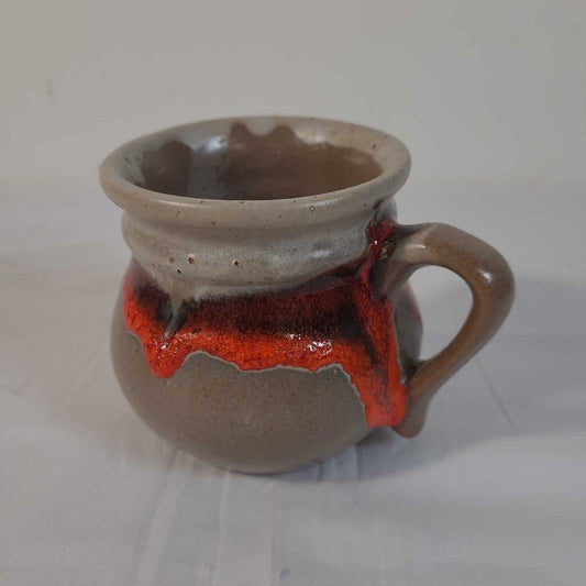 LAVA DRIP GLAZE POTTERY MUG
